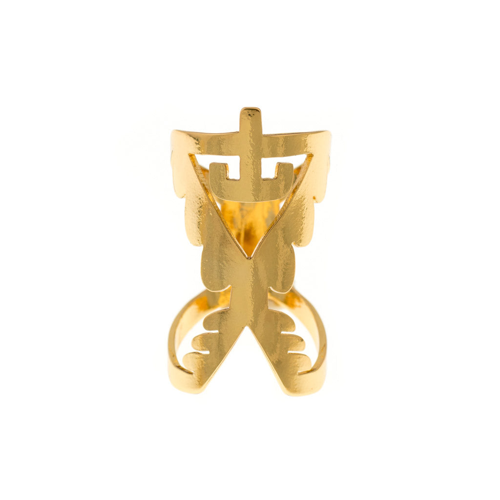 Ave en Vuelo Colmillo Ring